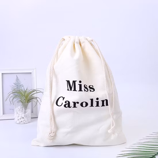 Günstiger Baumwoll-Wäschesack mit Kordelzug für die chemische Reinigung für Hotels