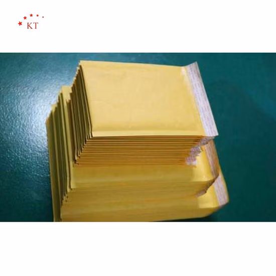 Heiße verkaufende, biologisch abbaubare, gepolsterte Versandumschläge, individuelle Versandverpackung, 100 % kompostierbare Kraft-Luftpolstertaschen-Verpackungstasche